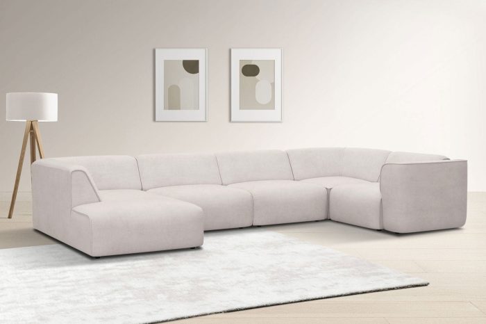 U-soffa MADEA - Poso 100 - Beige - Bild 2