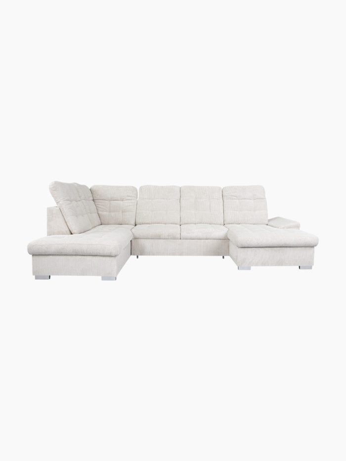 U-formad bäddsoffa NEBRASKA - Poso 100 - Beige