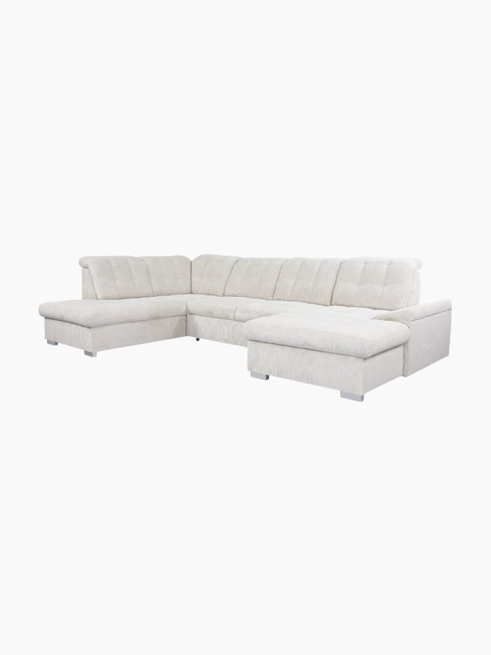 U-formad bäddsoffa NEBRASKA - Poso 100 - Beige - Bild 2